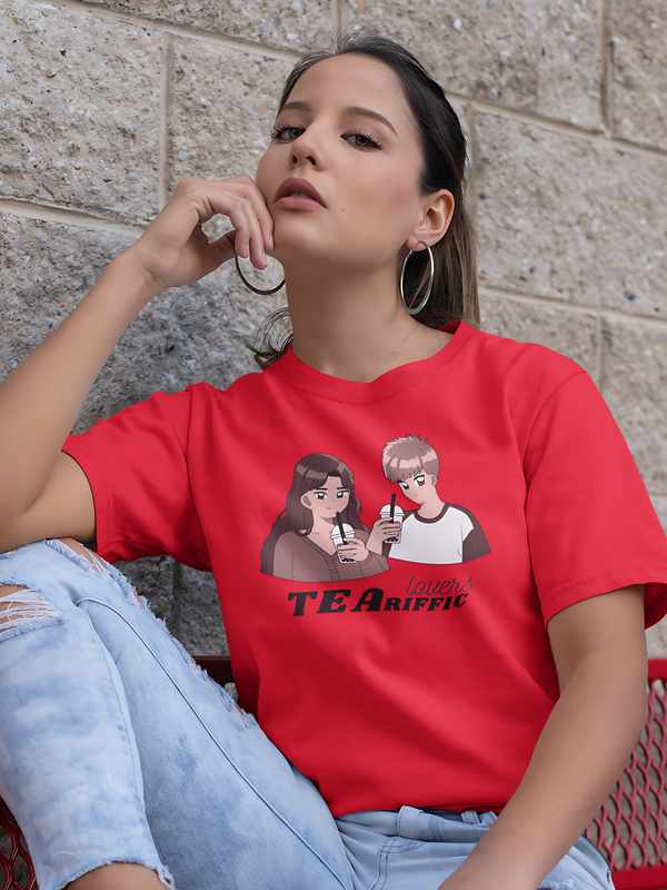 Woman's Premium Oversized | Red | Teariffic