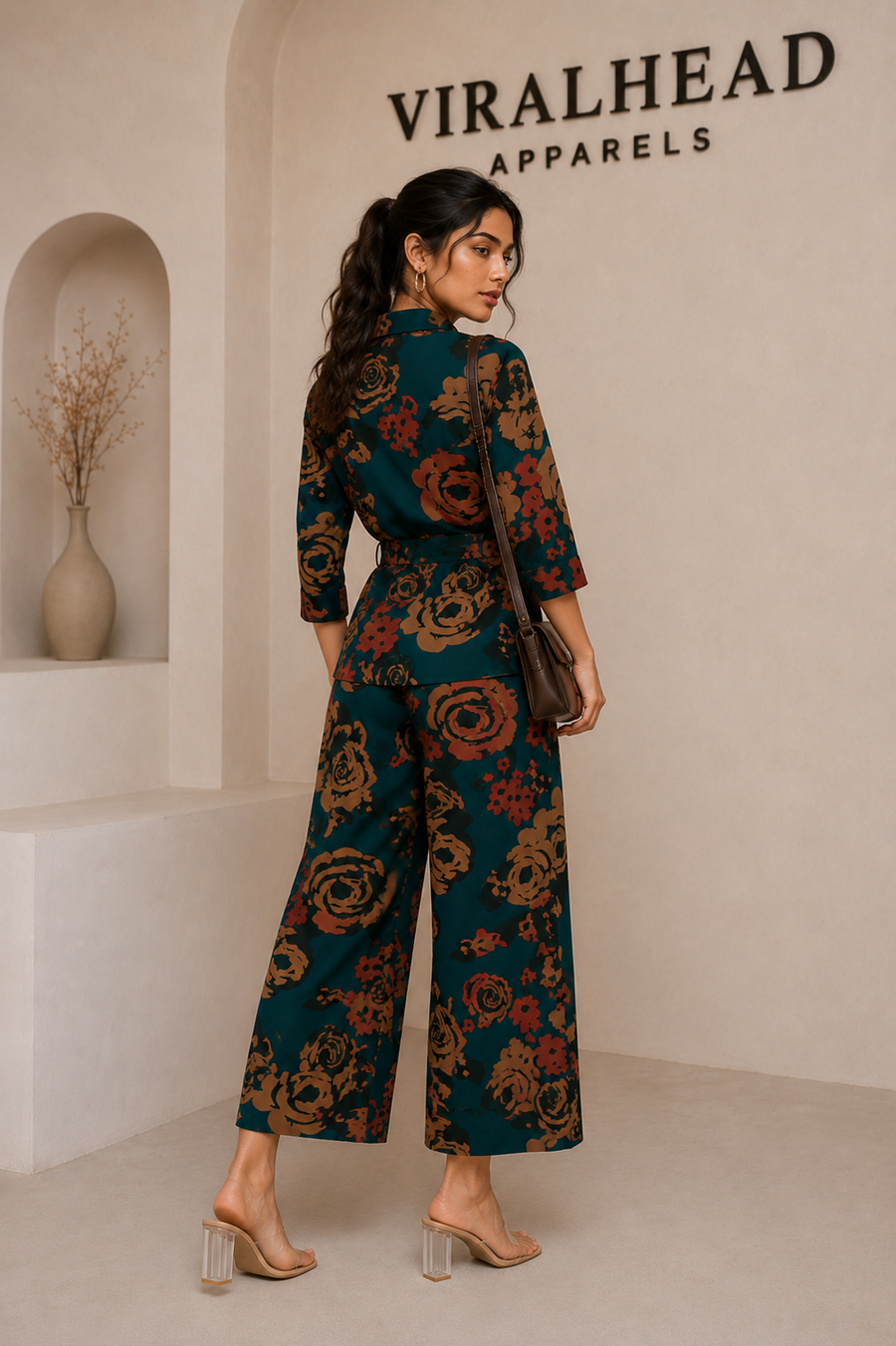 Midnight Bloom Luxe Co-ord Set