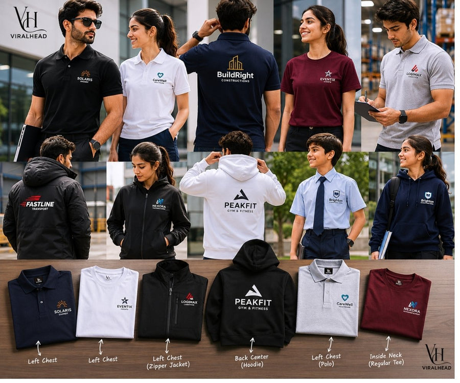 Polo logo placement showcase