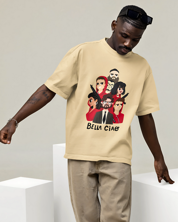 Premium Oversized T-Shirt | Beige | The Mastermind's Crew