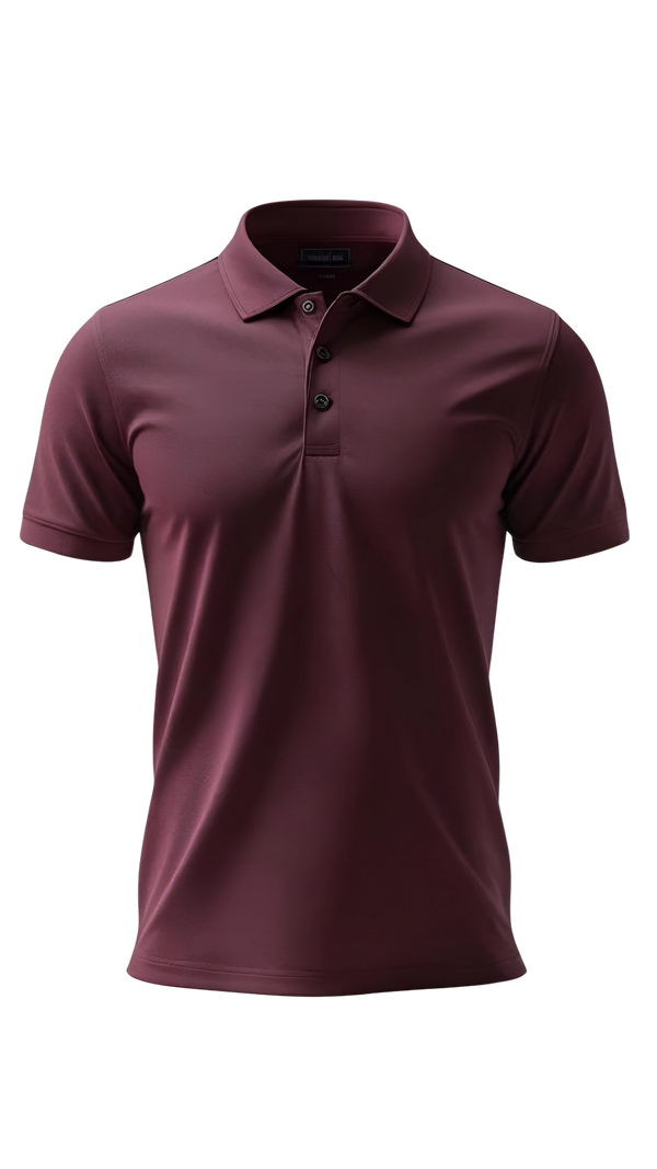 Premium Polo T-Shirt | Maroon