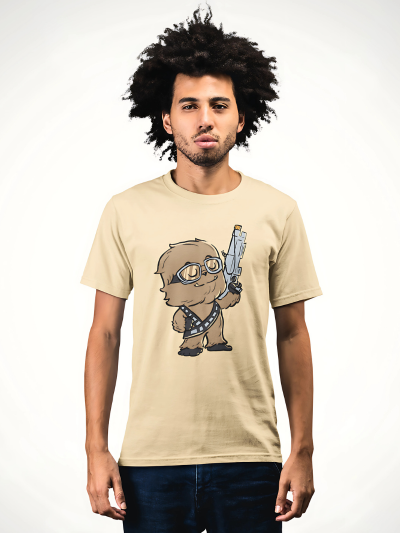 Premium Regular Fit T-Shirt | Beige | Fluff & Firepower