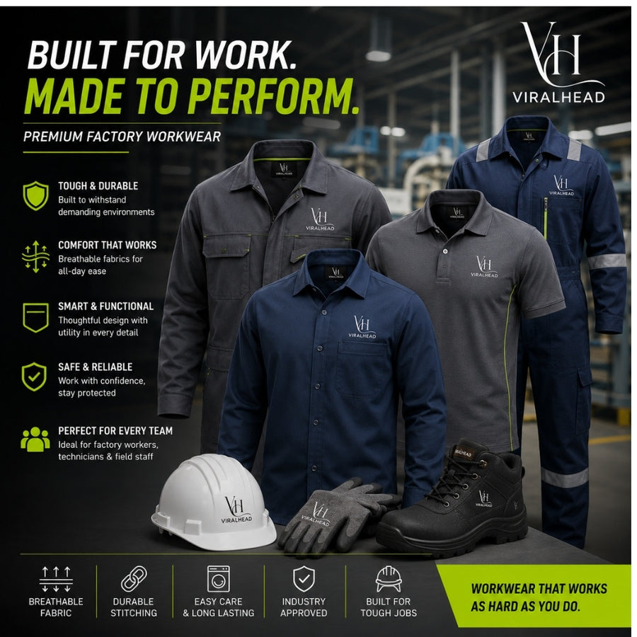 Factory and workwear uniforms